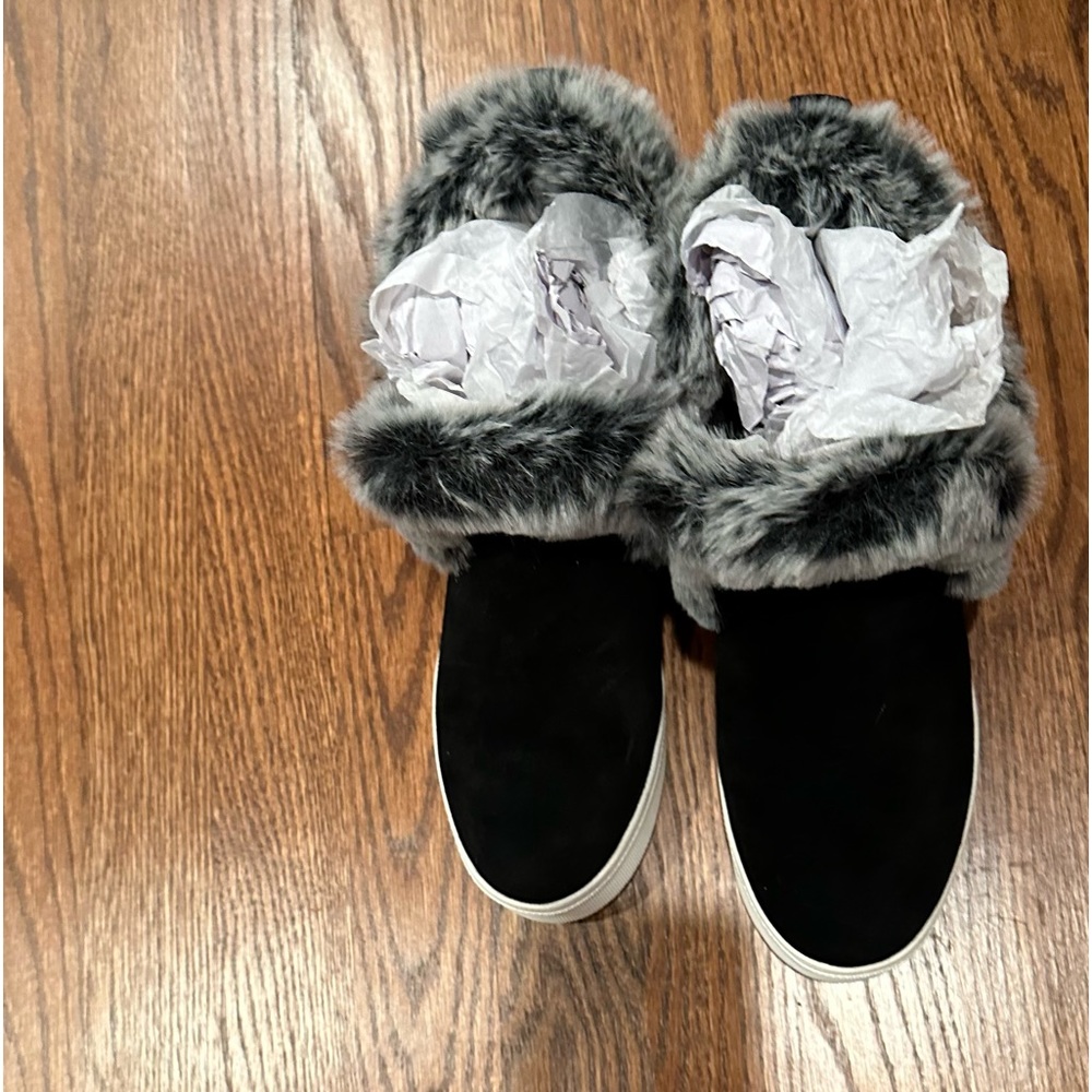 J/SLIDES NYC Sean black suede waterproof boots